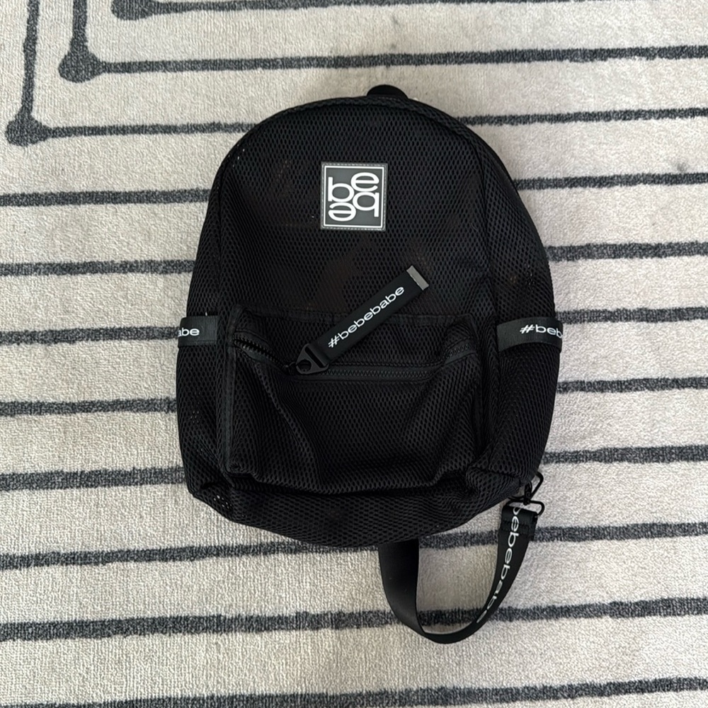 NWT Bebe Two-In-One Mesh / Nylon Backpack